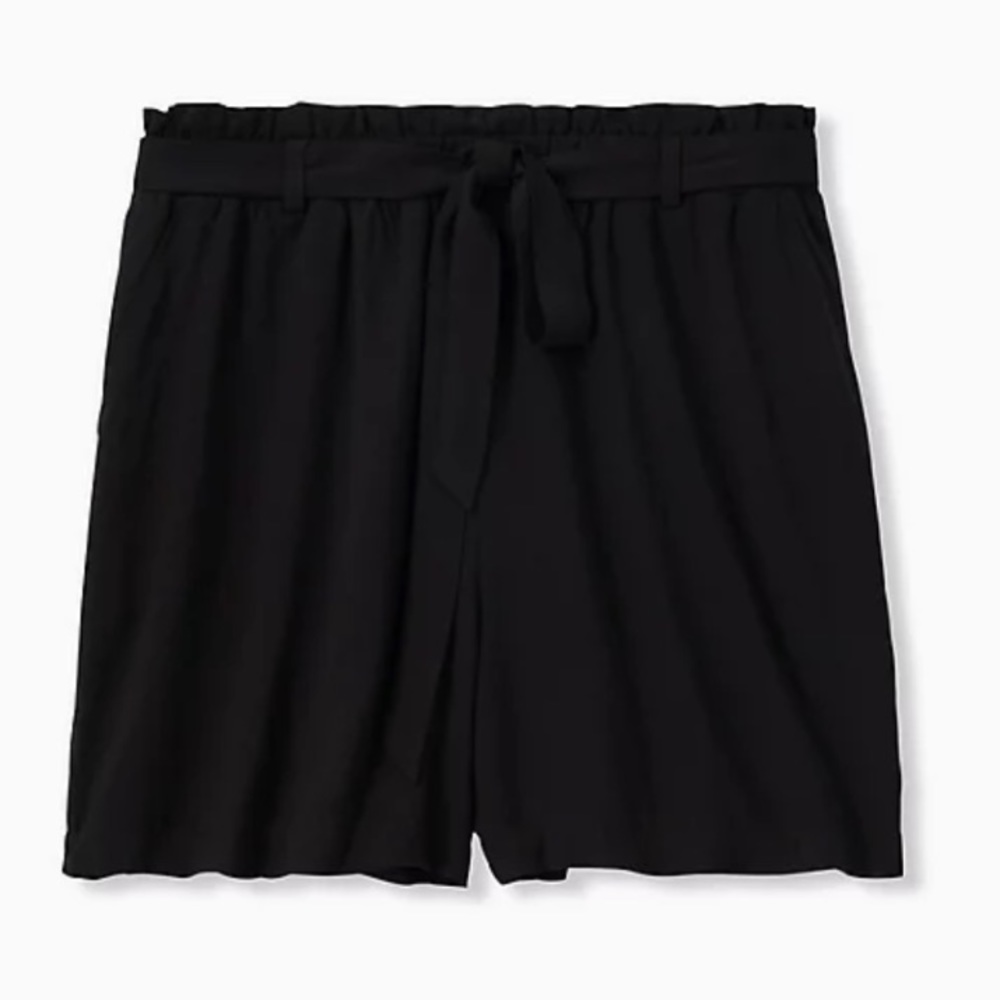 Self Tie Paperbag Waist Mid Short